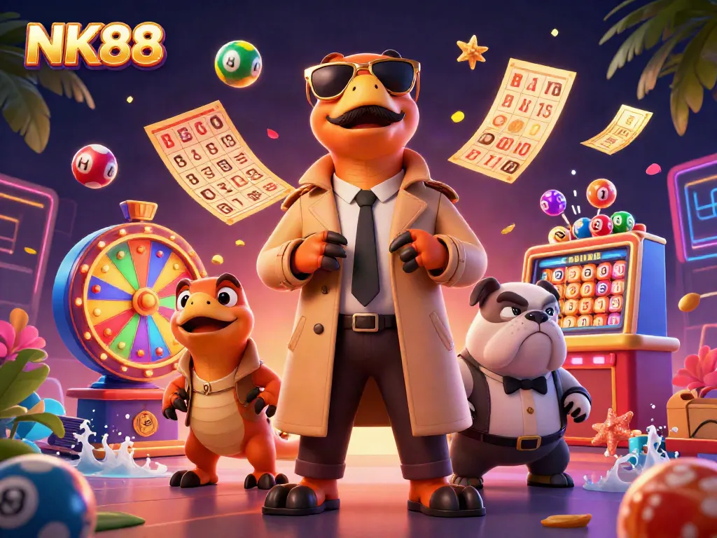 Experience the vibrant world of NK88 casino with raptors in disguise, capturing excitement and fun.