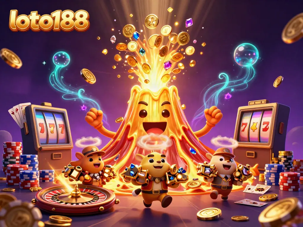 Experience excitement at loto188 with dynamic casino elements, treasures, and vibrant visuals.