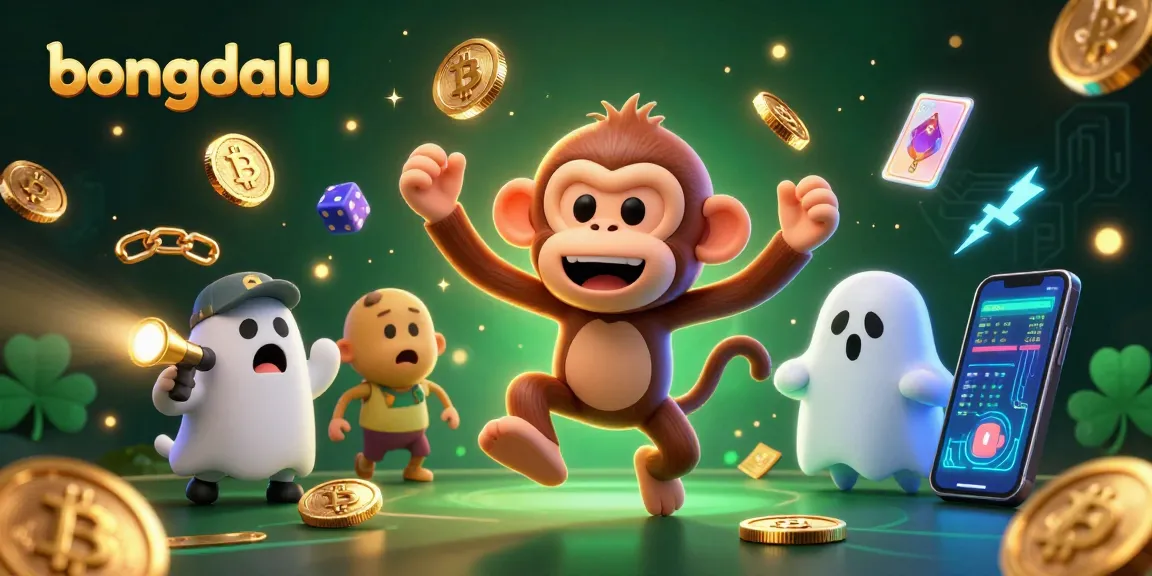 Experience the thrilling action with bongdalu as a poltergeist monkey juggles in a haunted casino.