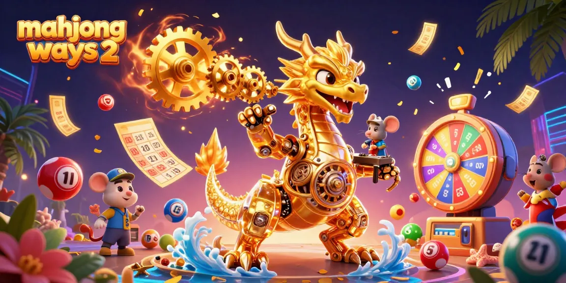 Experience the thrilling gameplay of Mahjong Ways 2 with an exciting dragon and festive game elements.