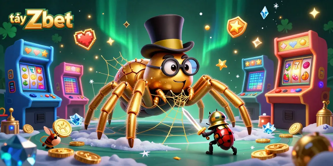 Engage in thrilling gameplay at tại Zbet with our colorful 3D casino illustration featuring unique characters and immersive elements.