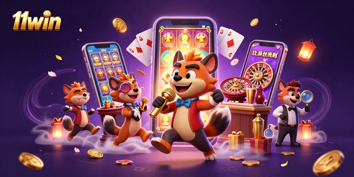 Enjoy thrilling casino experiences with 11win featuring vibrant 3D hyenas in action.